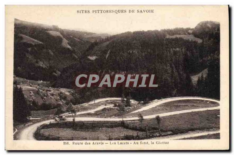 Postcard Ancient Sites of Savoy Picturesque Route des Aravis in The Lace Back...