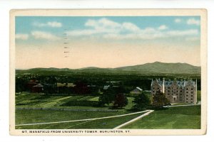 VT - Mt. Mansfield. Viewed from University Tower, Burlington