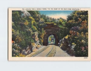 M-198296 Looking thru a Double Tunnel In the Heart of the Blue Ridge Mountains