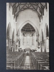 Ebbw Vale: The Church Interior c1908 Pub by M.J.R B.