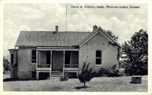 Carry A. Nations Home - Medicine Lodge, Kansas KS  