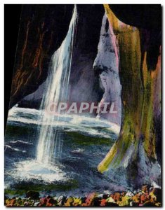 Old Postcard Fancy cave and cascade & # 39eau