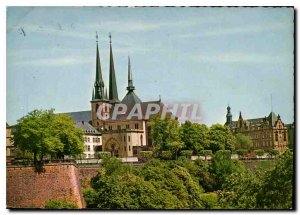 Postcard Modern Luxembourg Cathedral