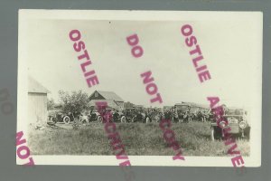 Ashton IOWA RPPC c1910 CHURCH CELEBRATION 25th Anniversary nr Sheldon Sibley