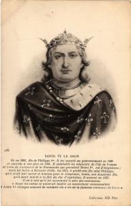 CPA Louis VI, Le Gros Royalty Nobelty (315128)