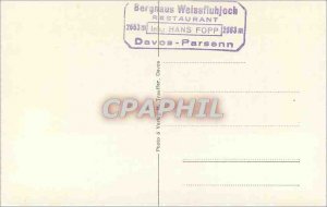 Postcard Modern Felsenweg Strelapass Parsenn