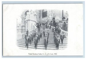 Vintage Toledo Newsboys Cadets, At St. Louis Postcard F117E