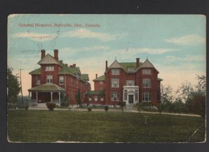 Canada Ontario BELLEVILLE General Hospital pm1922 ~ DB