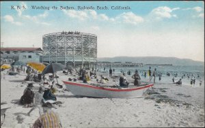 WATCHING THE BATHERS REDONDO BEACH CALIFORNIA