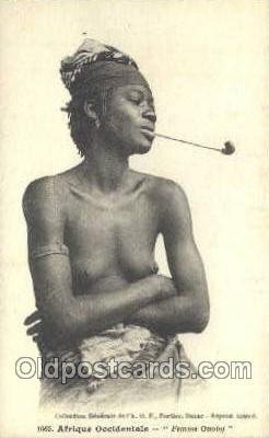 Femme Ouolof African Nude Unused 