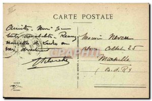 Old Postcard Mulhouse Bank Caisse d & # 39Epargne Tramway