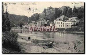 Old Postcard Bouilion The Semois And Chateau Lavandiere