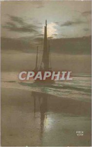 Postcard Old fishing boat