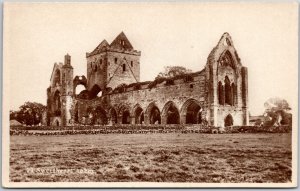 Sweetheart Abbey Scotland Tourist Attraction Antique Structure Postcard