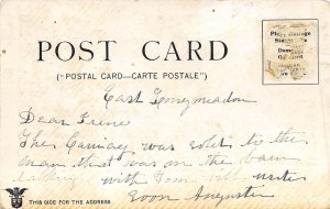 Wilmington Vermont 1906 Postcard Forest & Stream Club