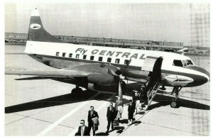 Central Airlines Convair 240 RPPC Postcard A003