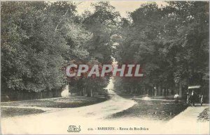 Old Postcard Barbizon - road Lower Brean