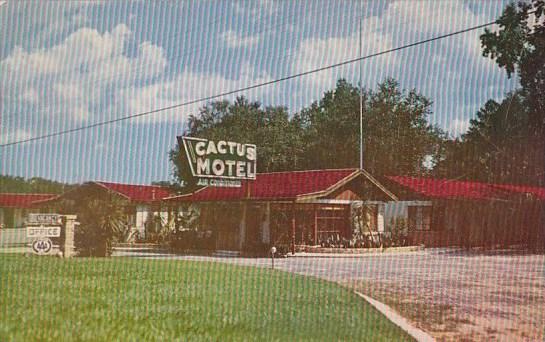 Cactus Motel Tallahassee Florida 1970