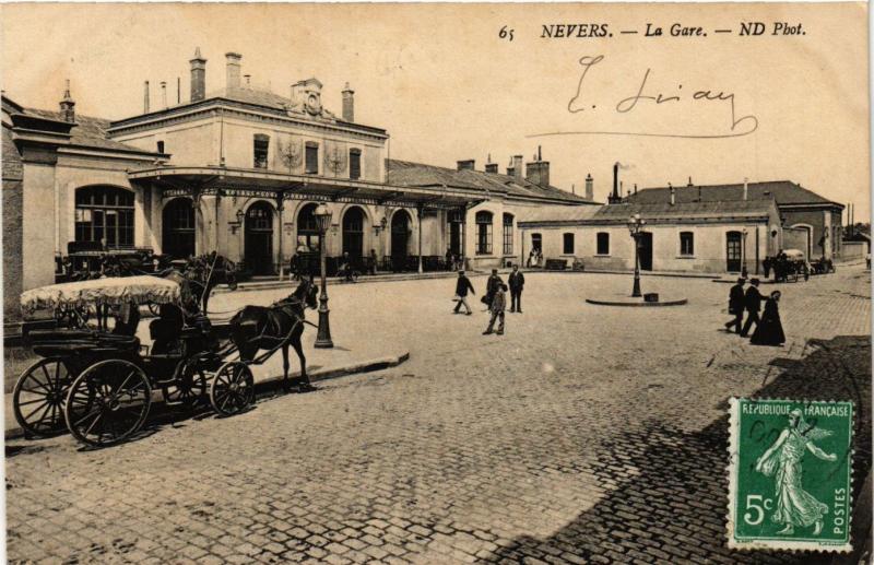 CPA NEVERS - La Gare (420789)