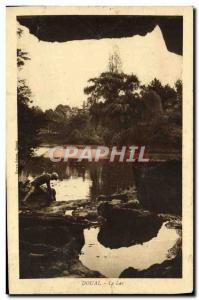 Old Postcard Douai Lake