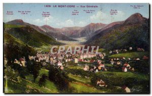 Old Postcard Le Mont Dore General view