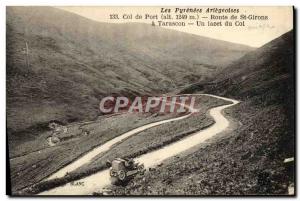 Old Postcard Col de Port Road To Tarascon St Girons A neck lace