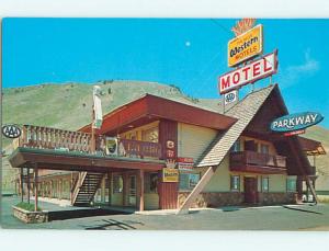 Unused Pre-1980 PARKWAY MOTEL Jackson Hole Wyoming WY u2885