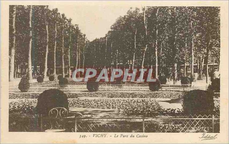 Postcard The Old Vichy Casino Park