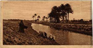 CPA Lehnert & Landrock 25 A Landscape near Cairo EGYPT (917770)