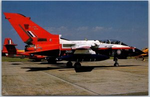 Airplane BAe Tornado GR.1 ZA326 of RAE Bedford RAF Fairford Aircraft Postcard