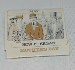 How It Began Mother's Day 30 Strike Matchbook