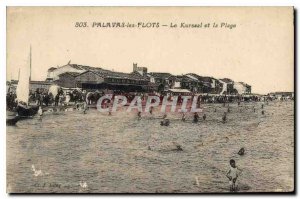 Old Postcard Palavas the Kursaal and the Beach
