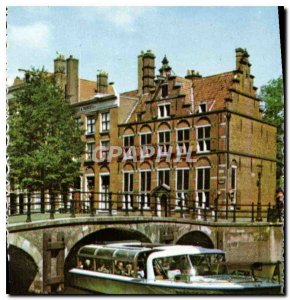 Postcard Modern huis Amsterdam Aan De Drie Grachten The House on The House On...