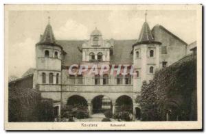 Old Postcard Konstanz Rathaushof