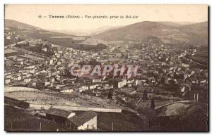 Old Postcard Tarare Vue Generale bel Air outlet