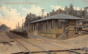 Hulton Pennsylvania scene at Hulton Station antique pc DD7553