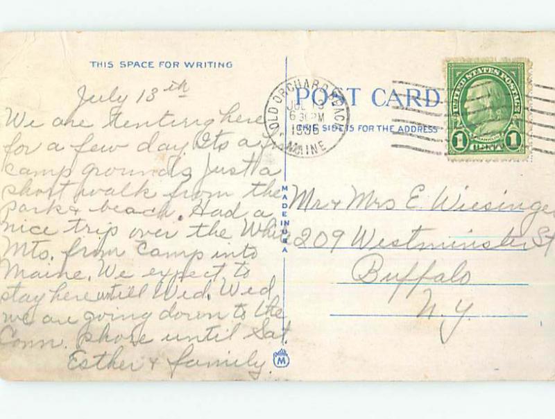 W-Border ROLLERCOASTER AT BEACH Old Orchard Beach Maine ME M7964