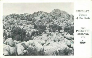 Prescott Arizona Garden of Gods Frasher 1947 RPPC Photo Postcard 21-11814