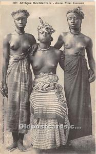 Afrique Occidentale Jeunes Filles Soussous African Nude Unused 