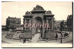 Old Postcard Lille Porte de Paris