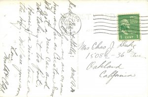 1951 Creston Iowa Post Office Occupation autos Cook B414 Postcard 25-8684