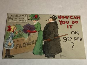 HOW CAN YOU DO IT ON $9.50 PER Flowers Artist signed DWIG Grade 2 Series 49