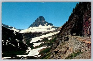 East Tunnel, Going To The Sun Mountain, Glacier National Park MT, 1956 Postcard