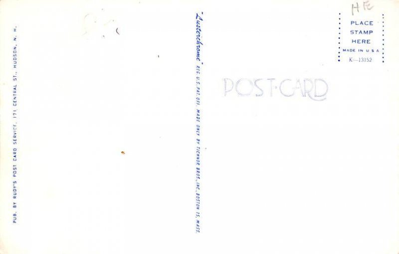 Lake Winnipesaukee, NH, USA Map Unused 