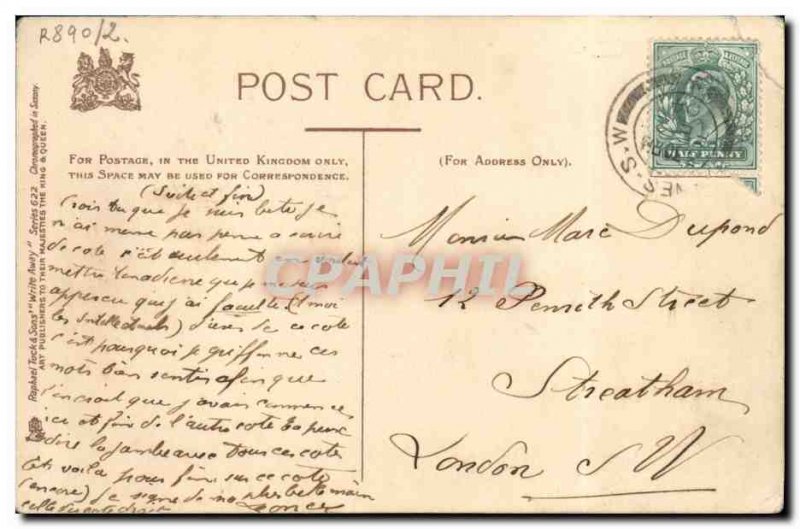 Old Postcard Lance Illustrator Theckeray Automotive