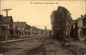 Harrington Delaware DE Commerce St. c1910 Postcard