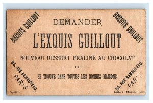 1880s French Biscuits Guillout Chocolat Science Balance Game Trick F158