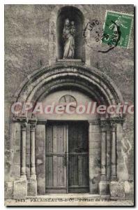 Postcard Old Palaiseau I'Eglise Portal