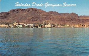 Guaymas Sonora Mexico Greetings Scenic View Vintage Postcard J77726