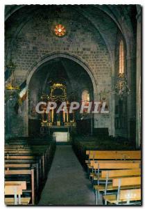 Postcard Modern Moustiers Ste Marie Interior of the Notre Dame de Beauvoir